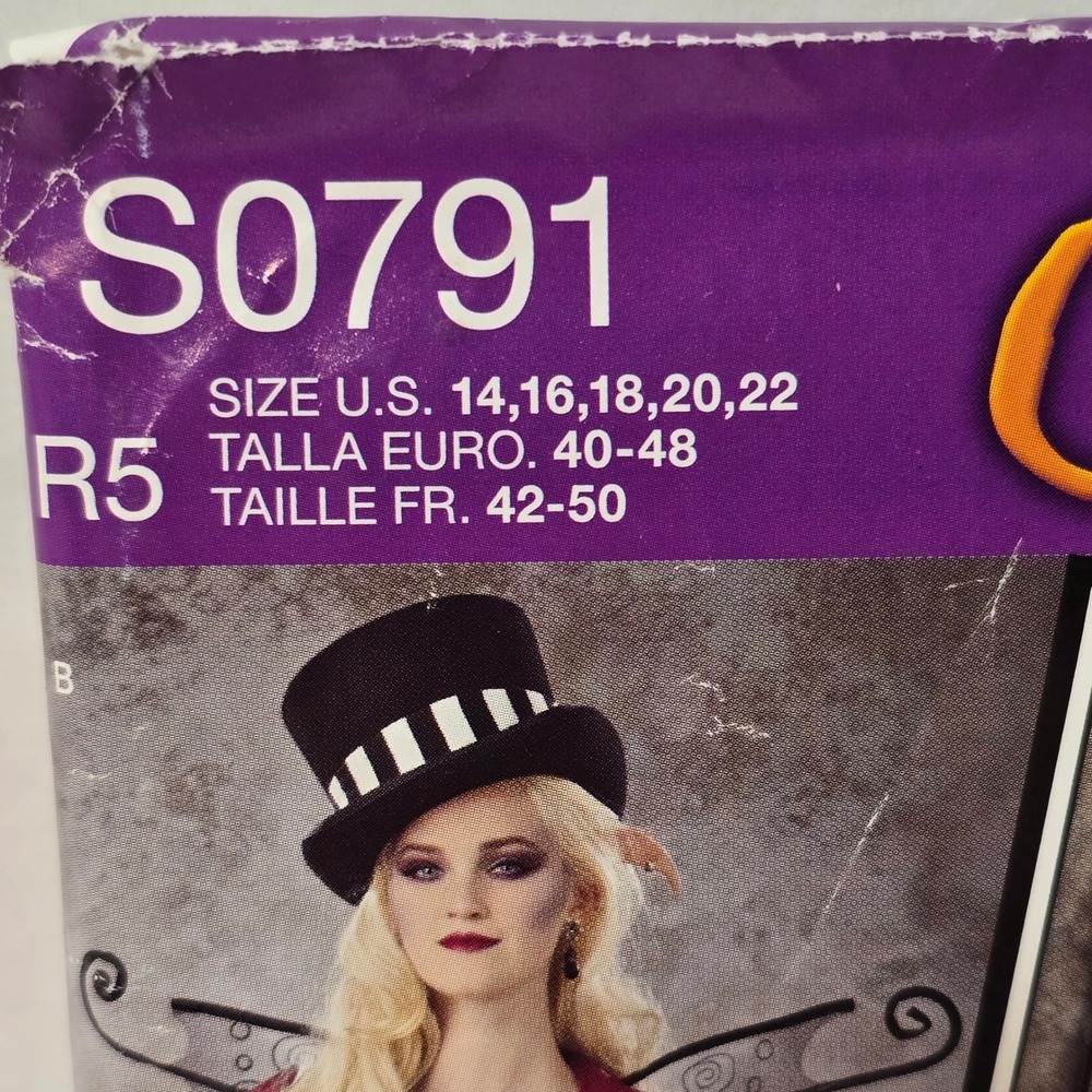 Simplicity Fantasy Costumes S0791 Uncut Sewing Pattern 14-22 Steampunk Circus - Picture 2 of 6